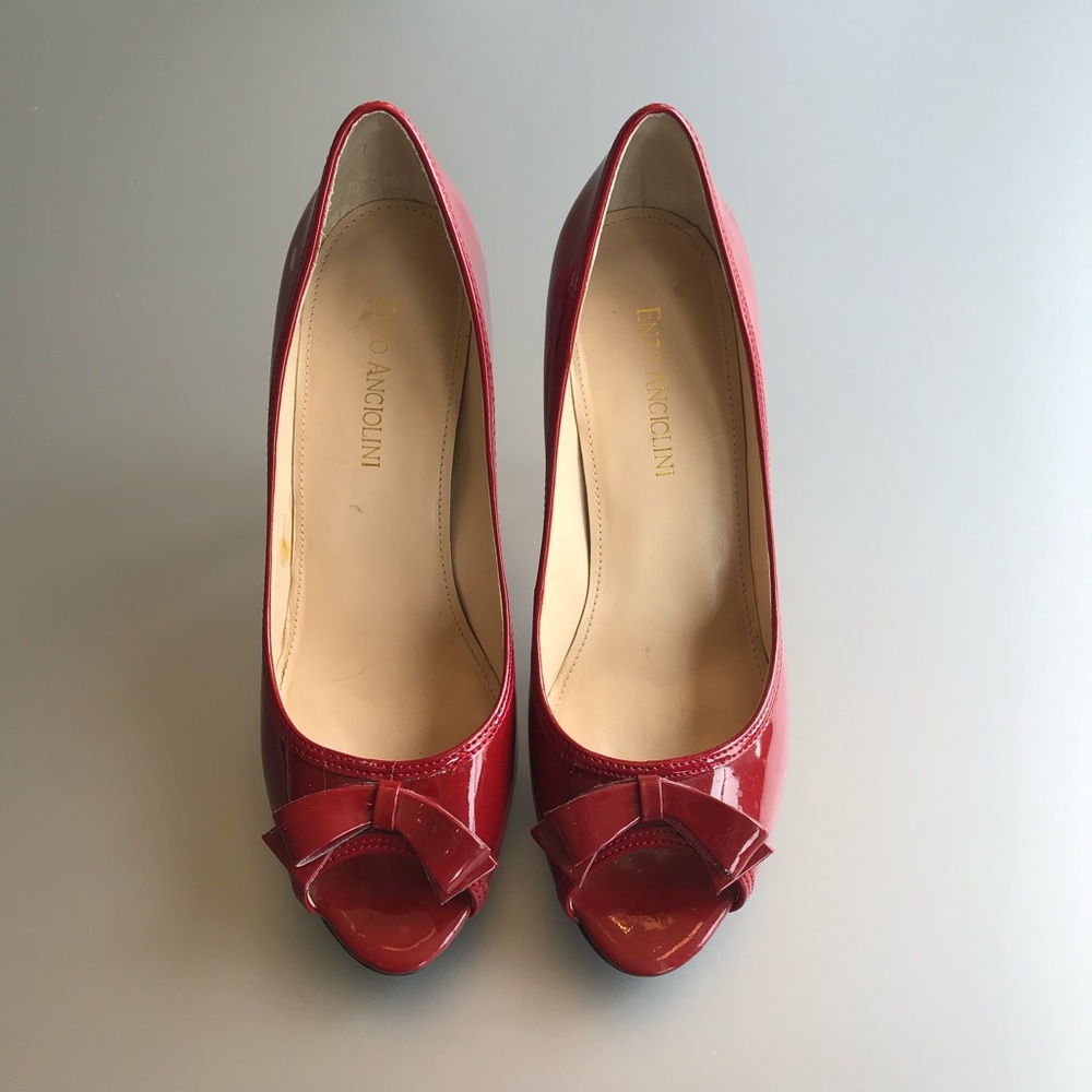 Enzo Angiolini Peep Toe with Bow